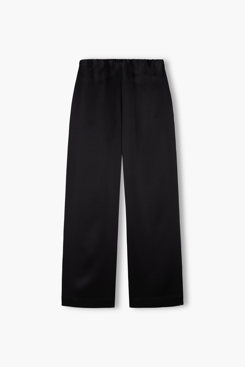 Satiinihousut, black