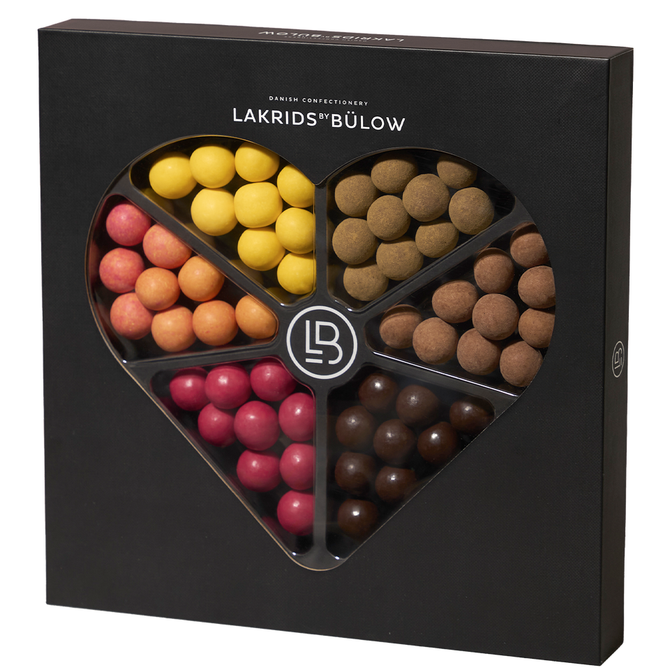 Sydämenmuotoinen lakritsikuularasia