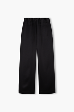 Satiinihousut, black