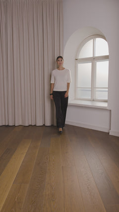 lyhythihainen kashmirneule, cream